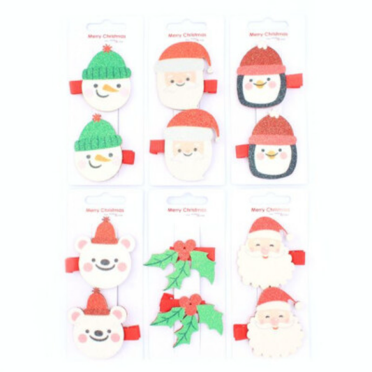 Set of 2 Christmas Beak Clips