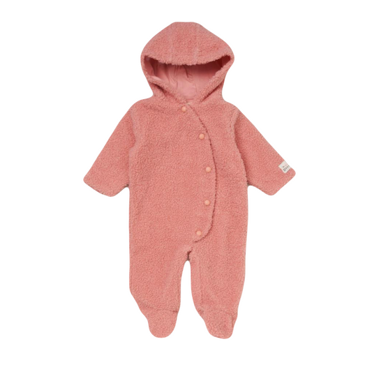 Baby Girls Teddy Fleece Pram Suit