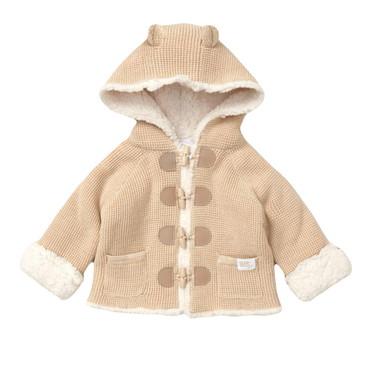 Baby Knitted Sherpa Lined Knitted Jacket