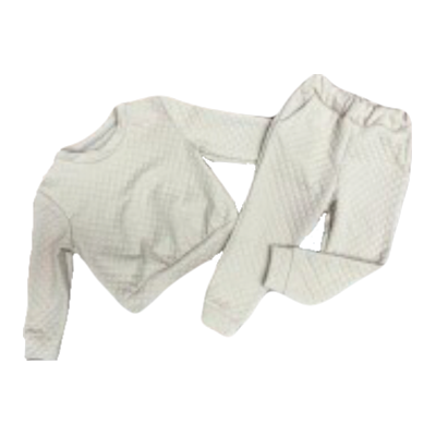 Boys Quilted Sweatshirt & Jog Pant Outfit