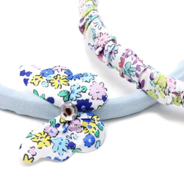 Set Of 2 Floral Butterfly Alicebands