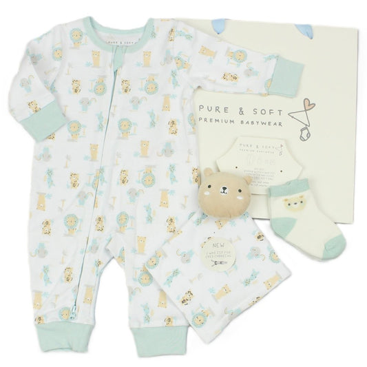 Baby Jungle 4 Piece Gift Set