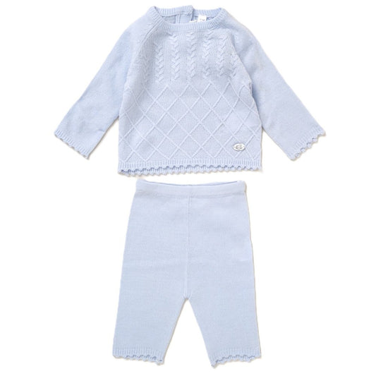 Baby Boys 2 Piece Knitted Outfit
