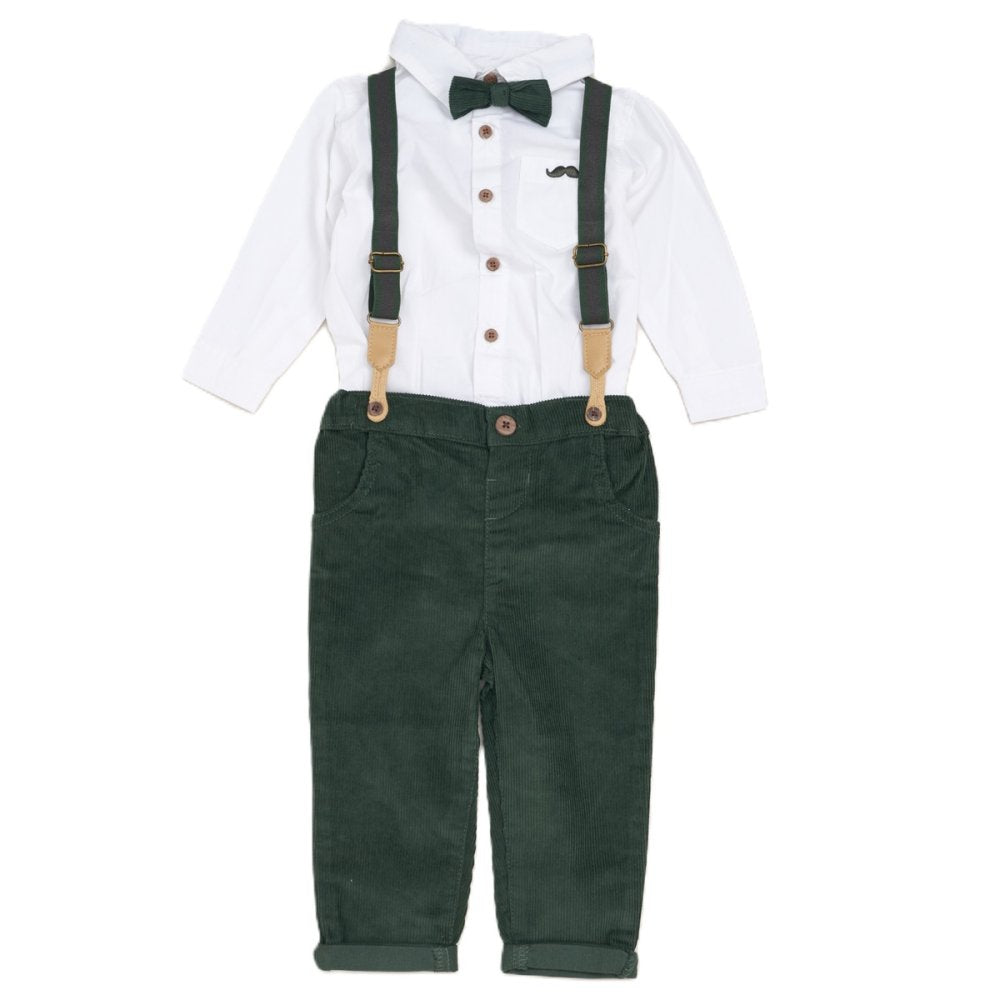 Baby Boys Bow Tie & Braces Outfit