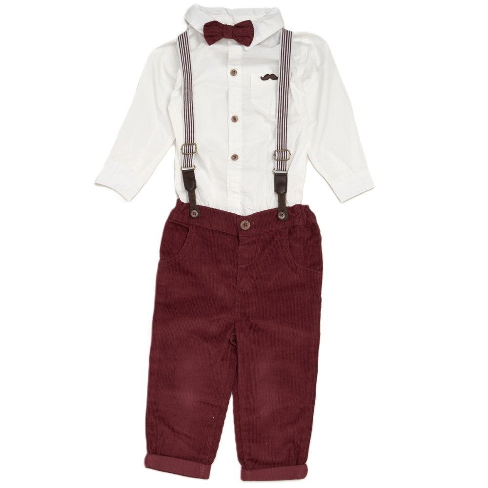 Baby Boys Bow Tie & Braces Outfit