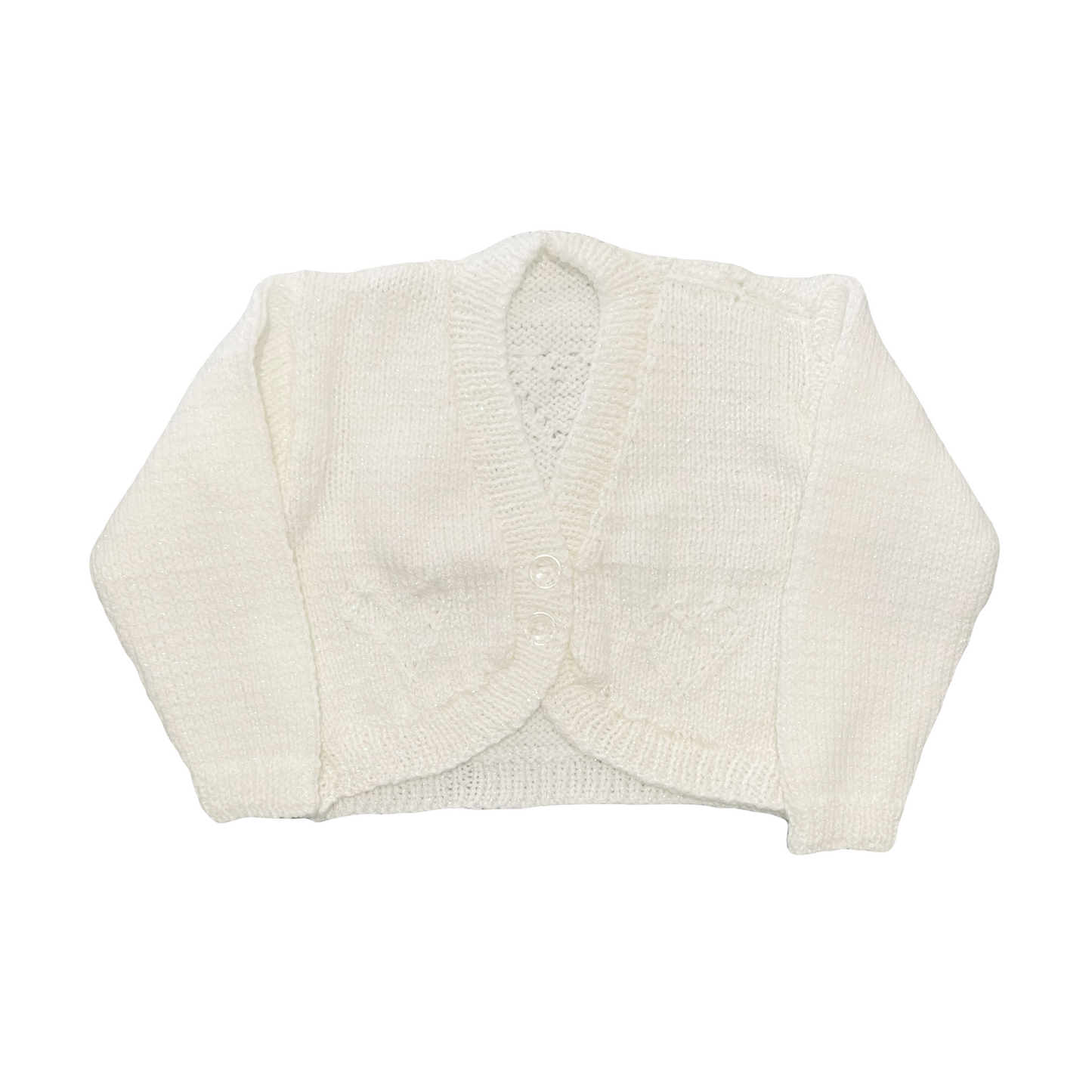 Hand Knitted Sparkly Bolero Cardigan