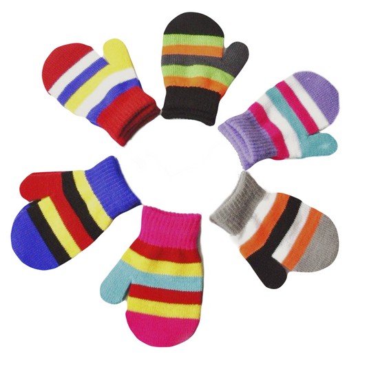 Stripe Mittens