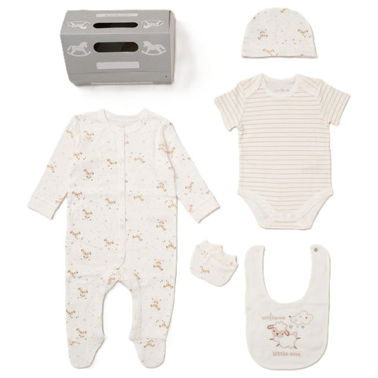 Baby Sheep 5 Piece Gift Set with Gift Box