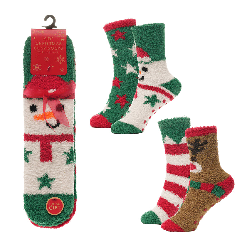 Pack of 2 Cosy Christmas Socks