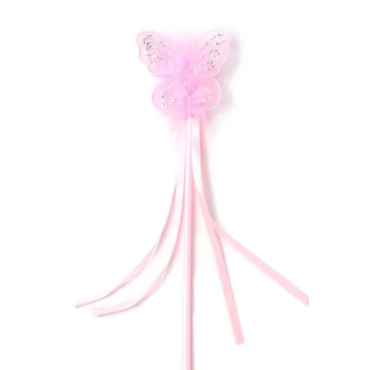 Pink Butterfly Wand