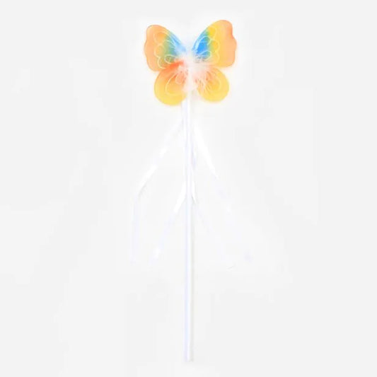 Rainbow Butterfly Wand