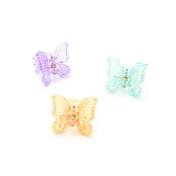 Set of 4 Mini Butterfly Clamp Hair Clips