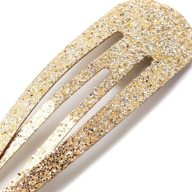 Set Of 4 Gold Glitter Sleepies & 2 Star Elastics