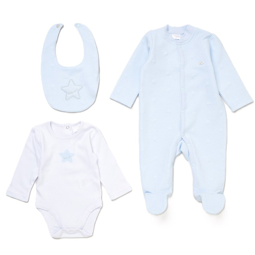 Baby Boys Quilted 3 Piece Gift Set
