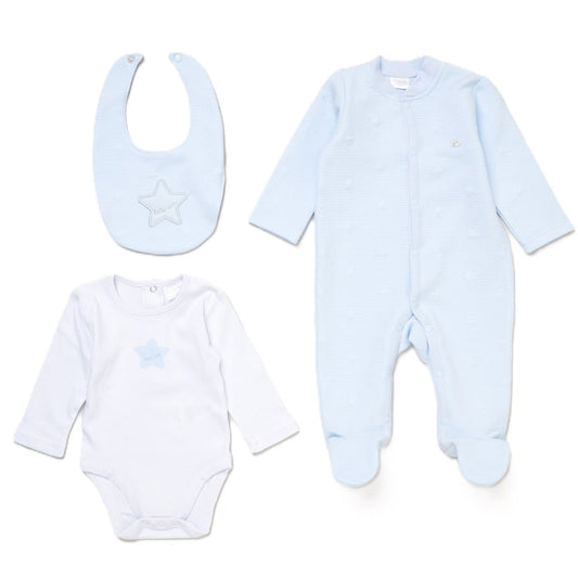 Baby Boys Quilted 3 Piece Gift Set