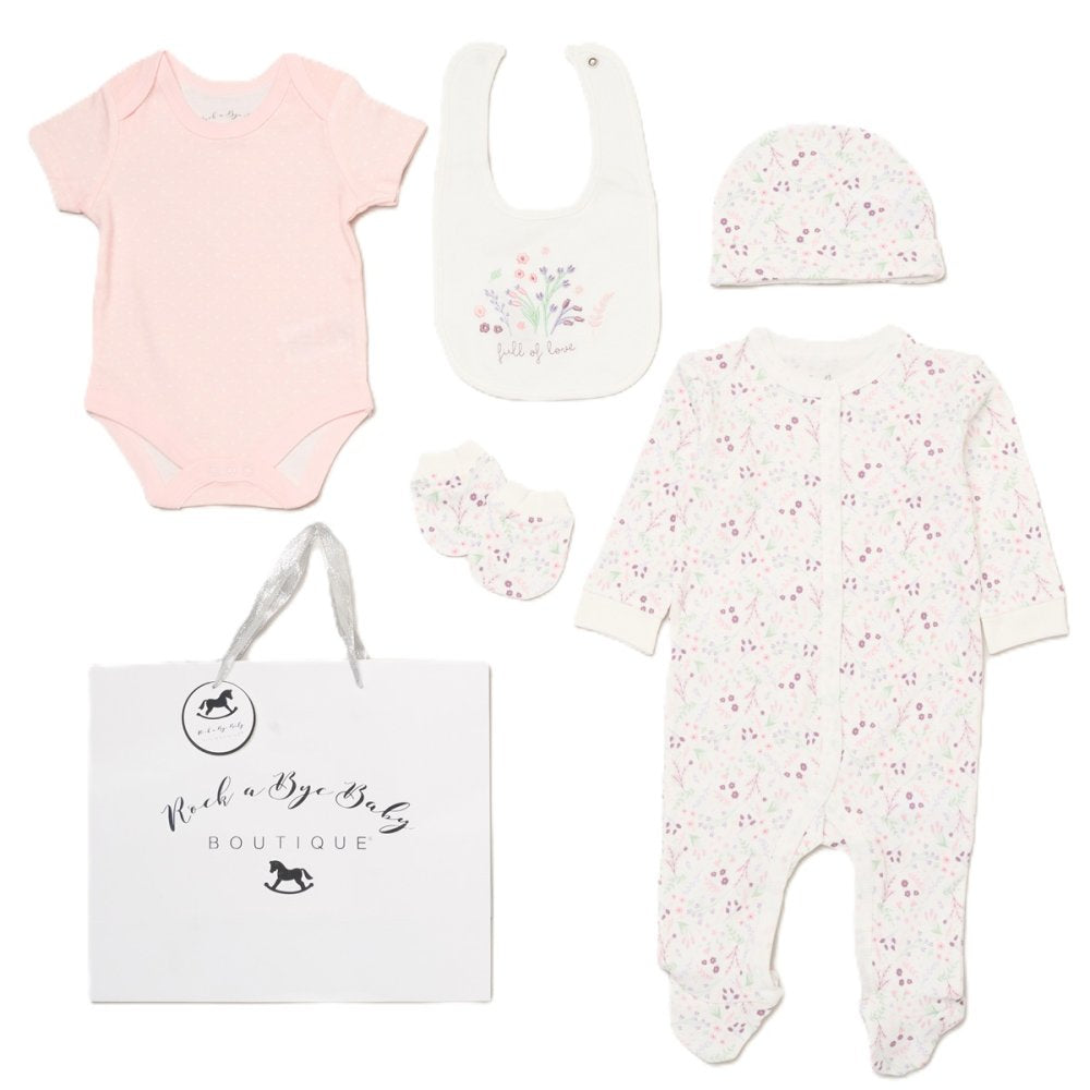 Baby Girls Floral Gift Set