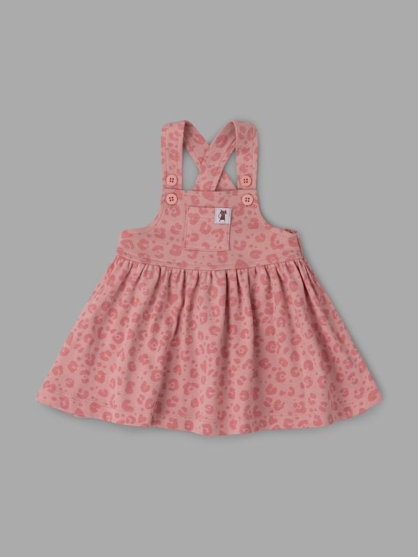 Baby Girls Organic Leopard Print Dress