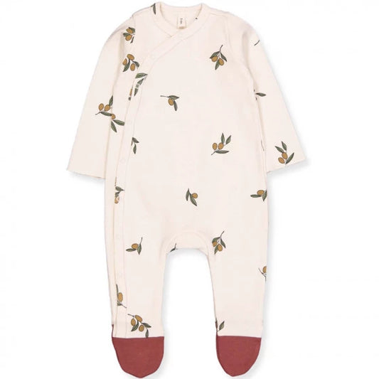 Baby Organic Olive Garden Sleepsuit