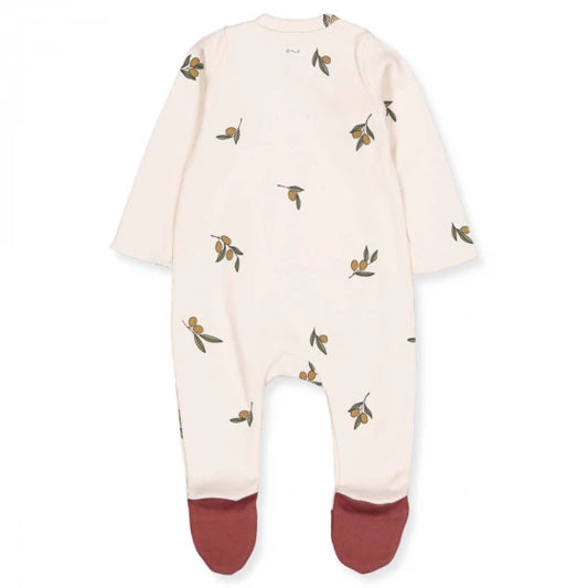 Baby Organic Olive Garden Sleepsuit