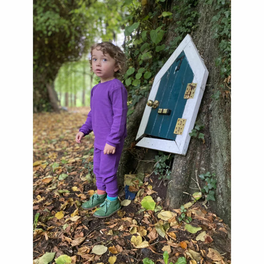 Baby Purple Organic Waffle Set