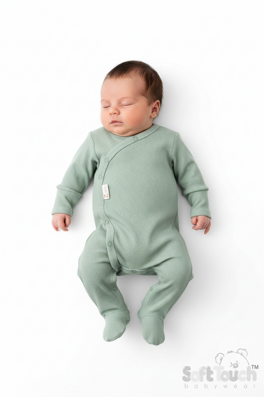 Baby Ribbed Sleepsuit