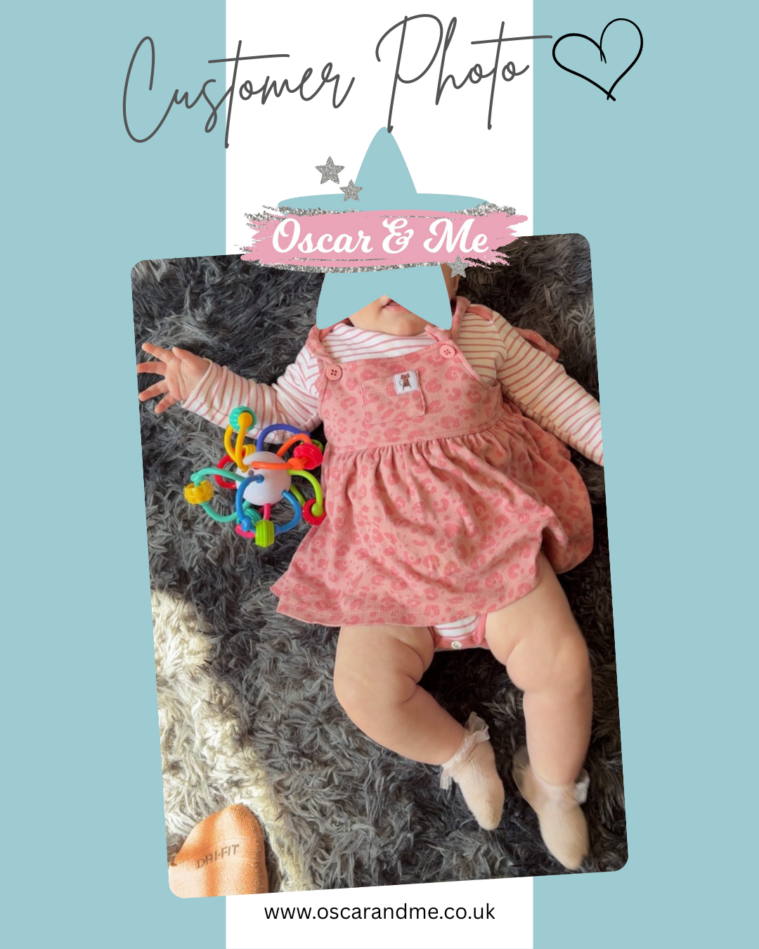 Baby Girls Organic Leopard Print Dress