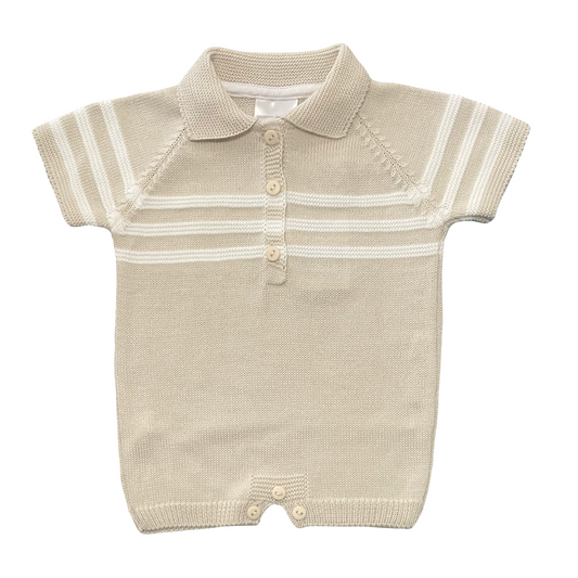 Baby Boys Mateo Knitted Romper