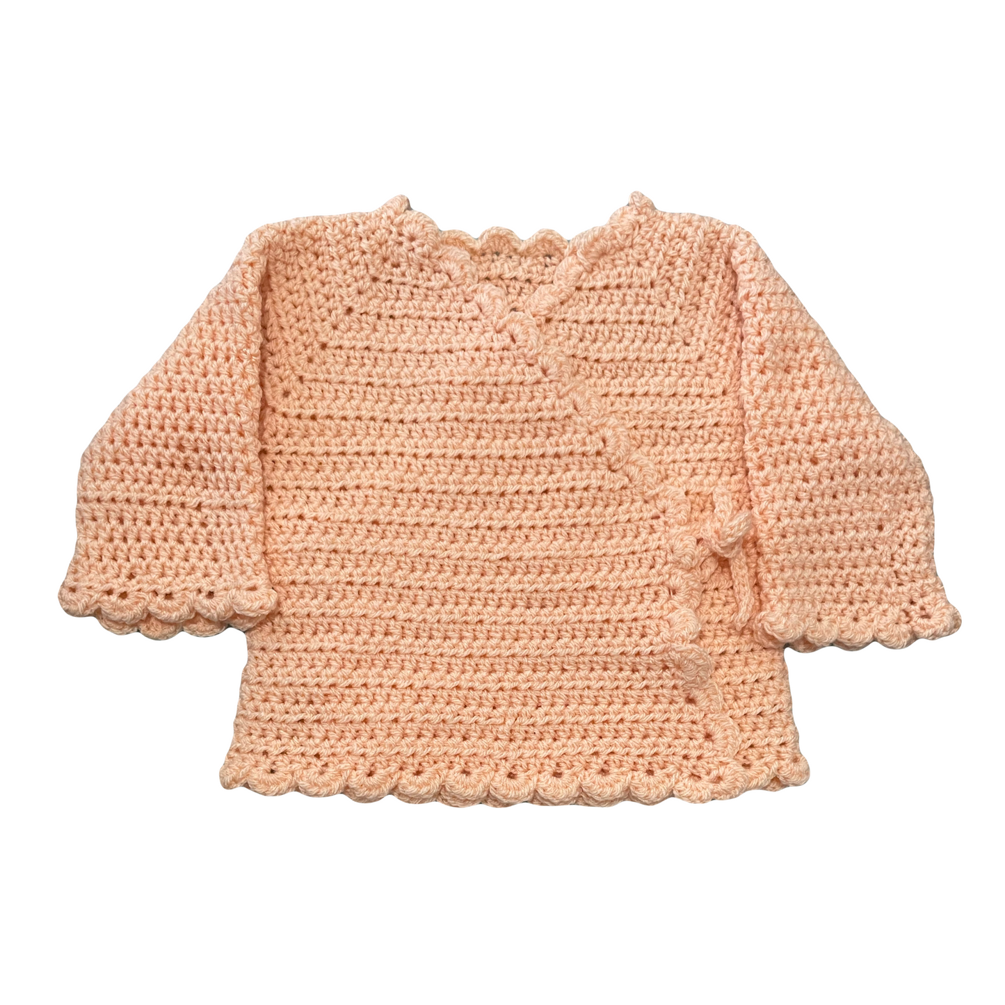 Hand Crocheted Wrap Cardigan