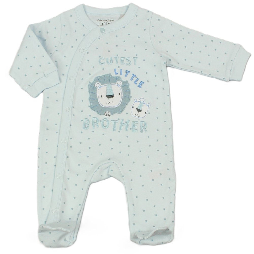 Baby Boys “Cutest Little Brother” Sleepsuit