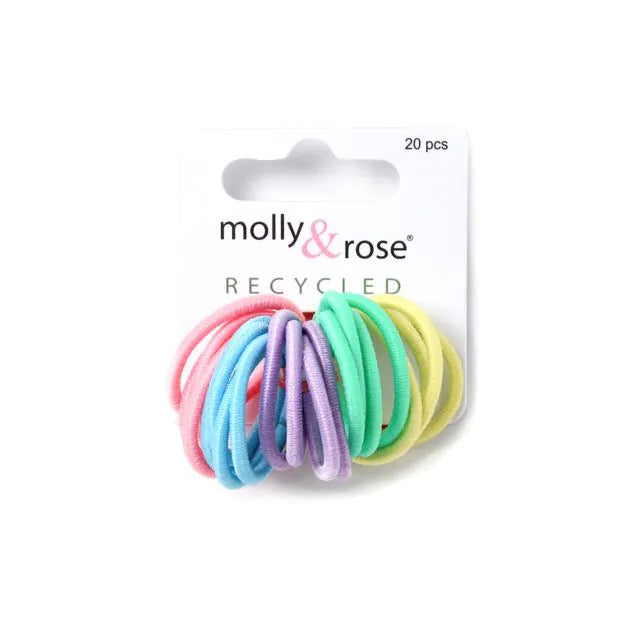 Set of 20 Recycled Mini Elastics