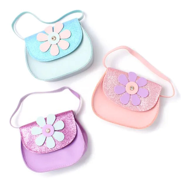 Glitter Daisy Saddle Bag