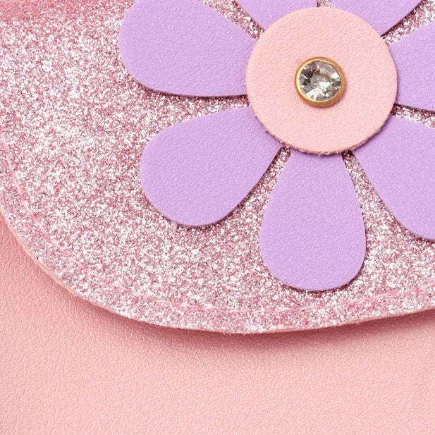 Glitter Daisy Saddle Bag
