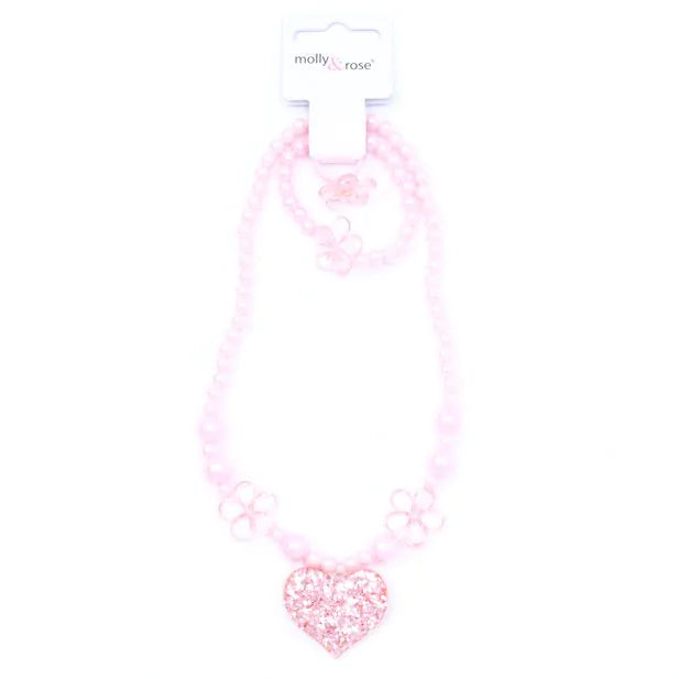 Ring, Bracelet And Necklace Set