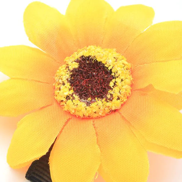 Set Of 2 Sunflower Clips