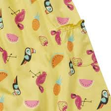 Girls Tropical Print Jumpsuit