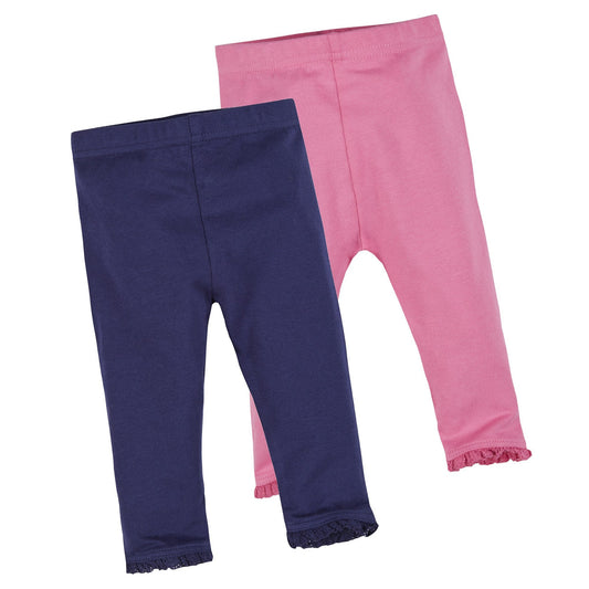 Baby Girls Twin Pack Leggings