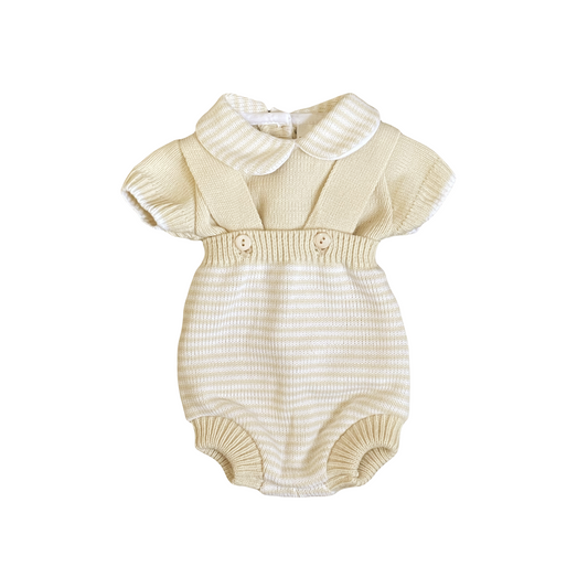 Baby Marshall Knitted Romper Outfit