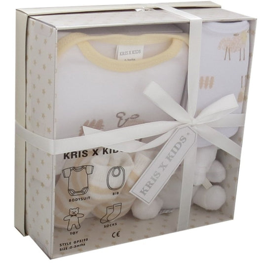 Cream Boxed Baby Gift Set