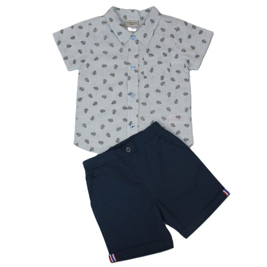 Baby Boys Shirt & Shorts Outfit