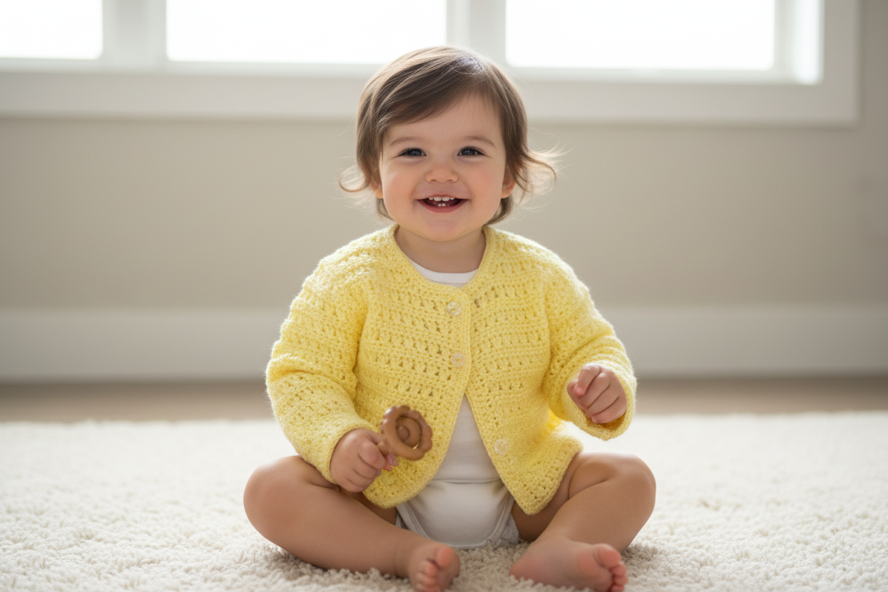 Hand Crocheted Cardigan