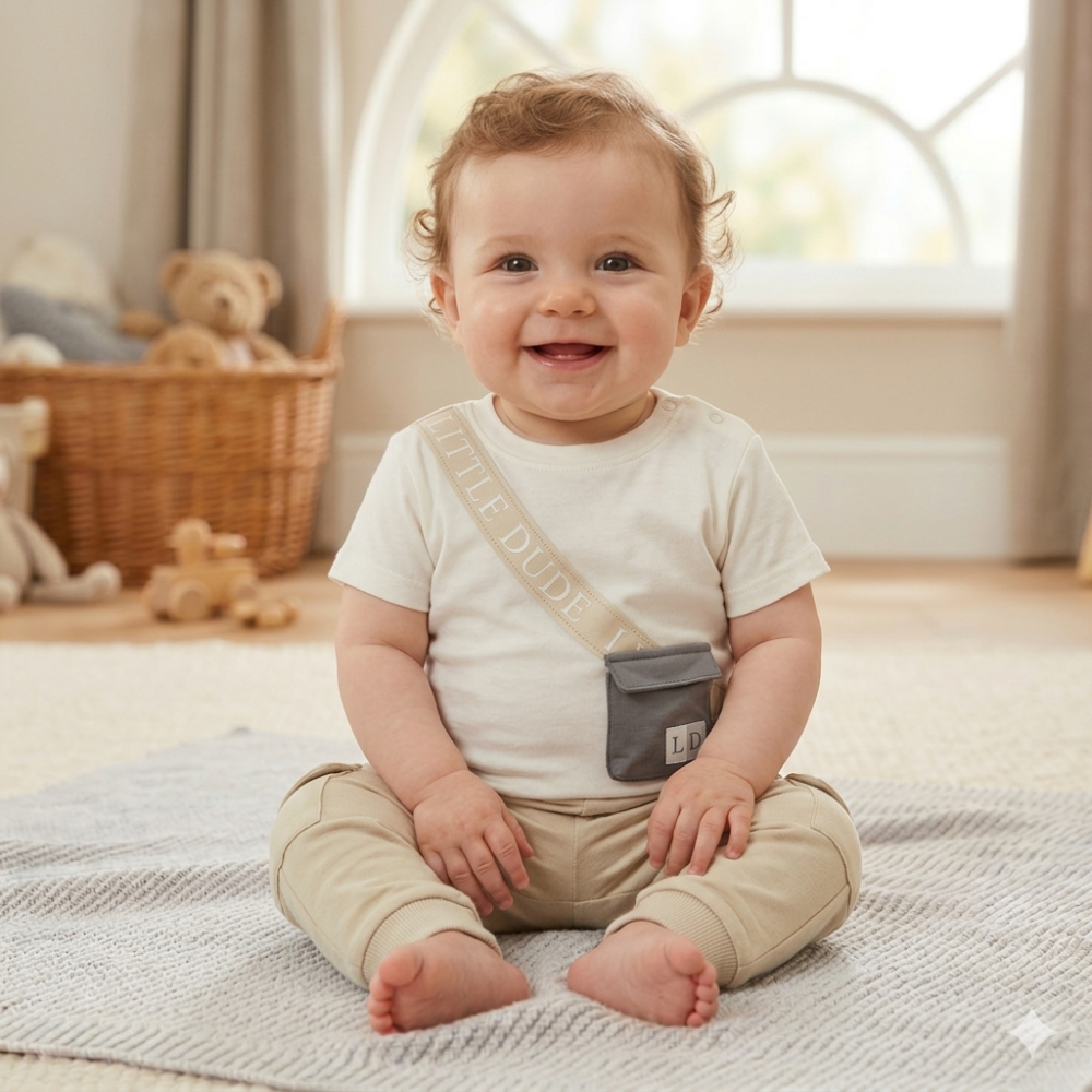 Baby Boys Little Dude Outfit