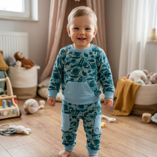 Baby Boys Space 2 Piece Outfit