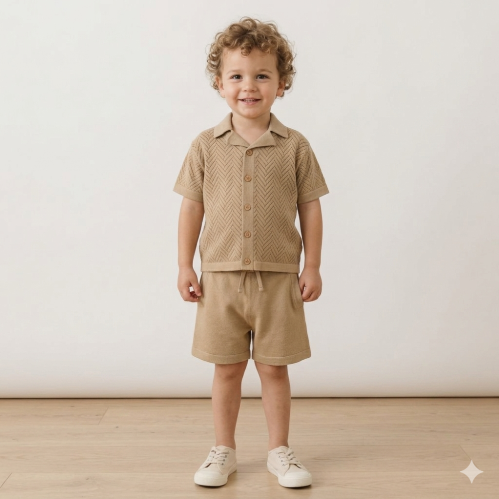 Boys Shirt & Shorts Outfit