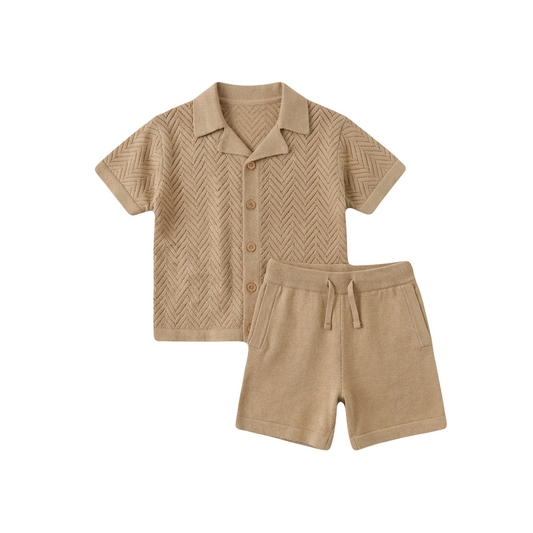 Boys Shirt & Shorts Outfit