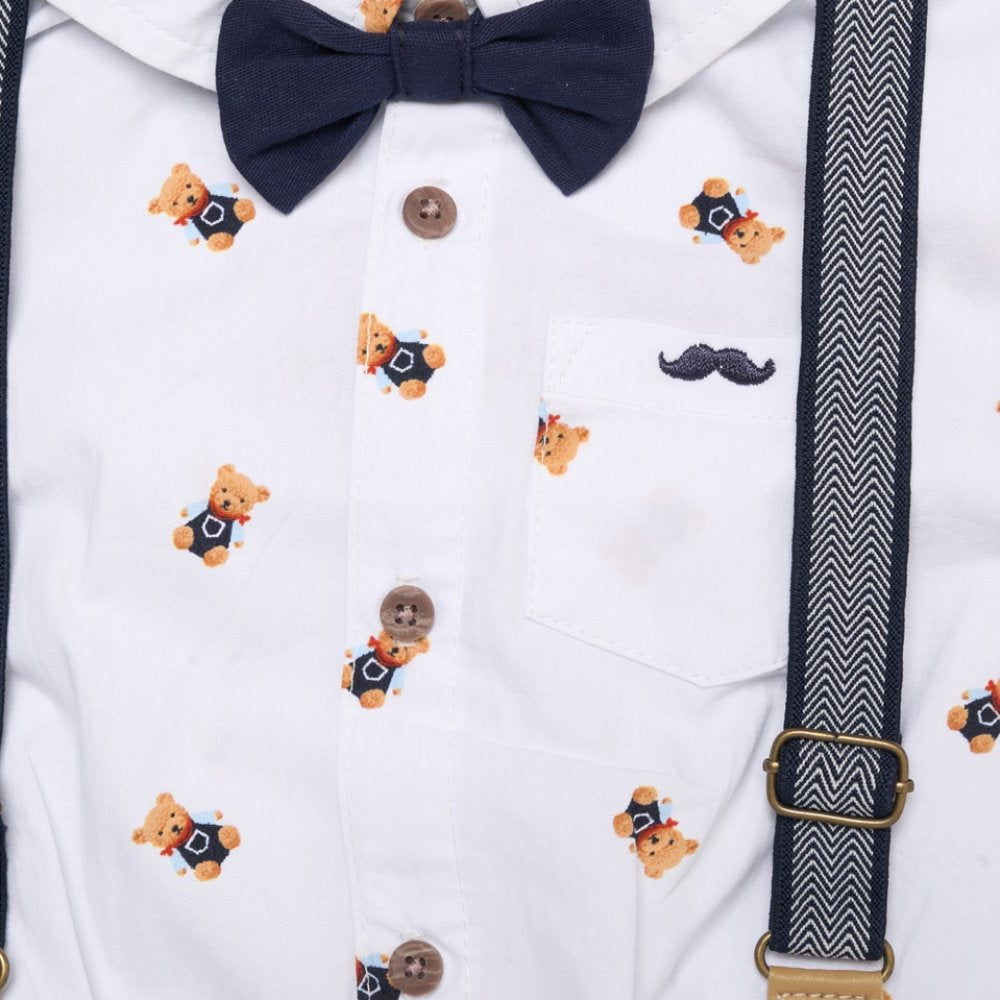 Baby Boys Braces & Bow Tie Outfit