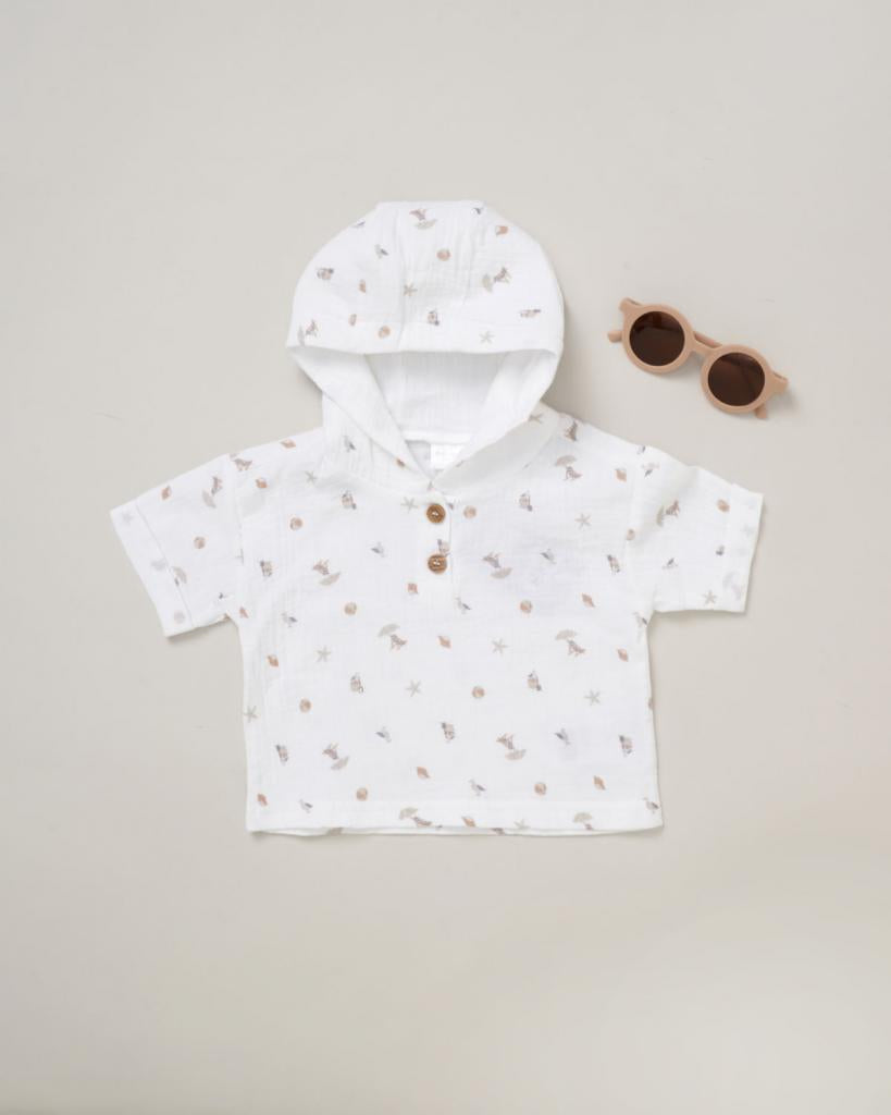 Baby Seaside Muslin Outfit with Sunglasses