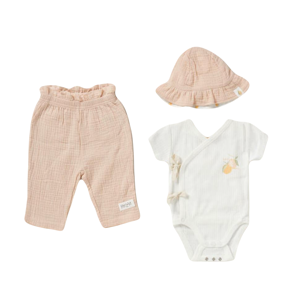 Baby Girls Organic Muslin Outfit