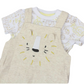 Baby Boys Lion Dungaree Outfit