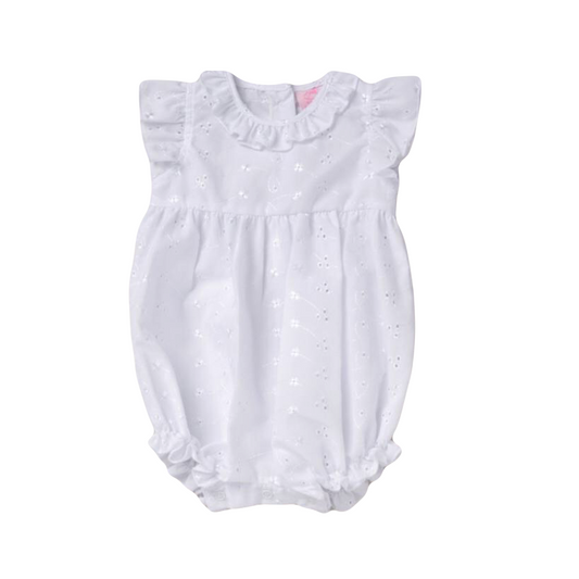 Baby Girls Broderie Anglaise Romper