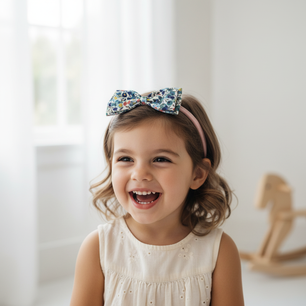 Liberty Wiltshire - Sage Large Bow Headband